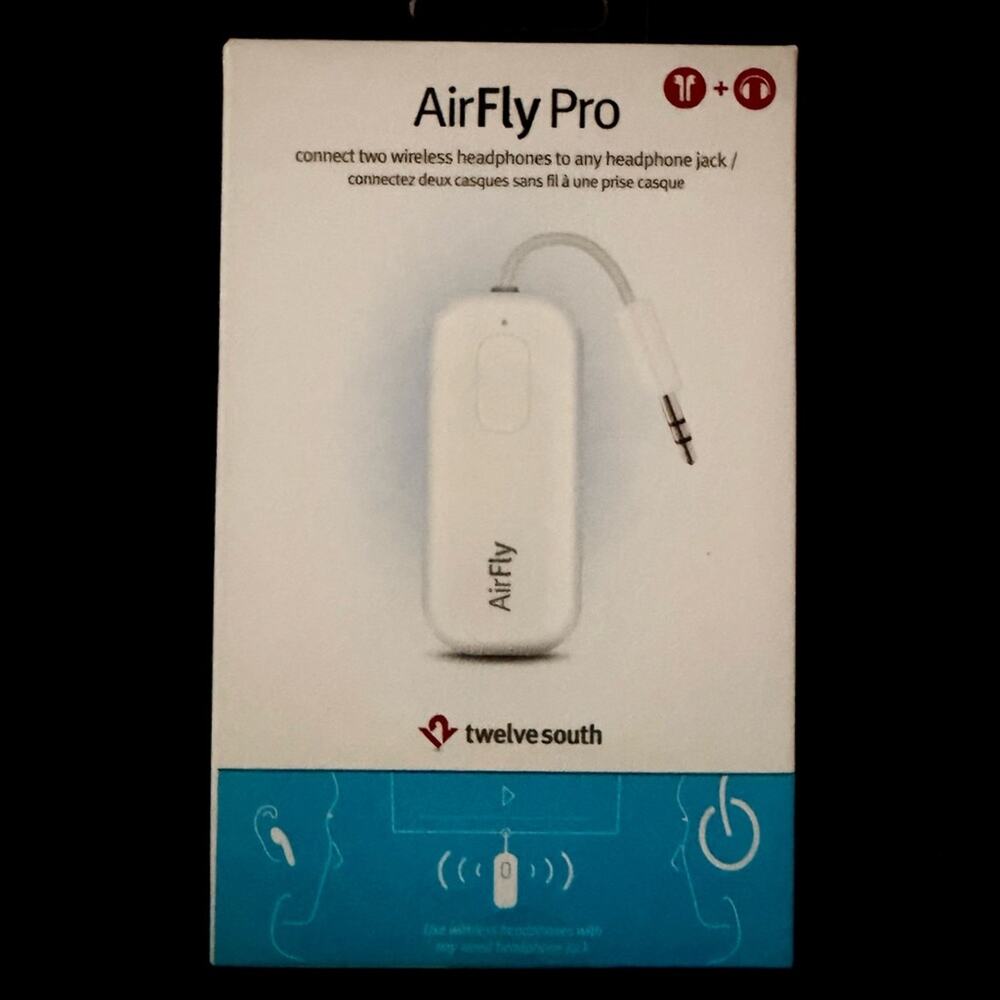 The Twelve South AirFly Pro Wireless Transmitter/Receiver.  Open Box